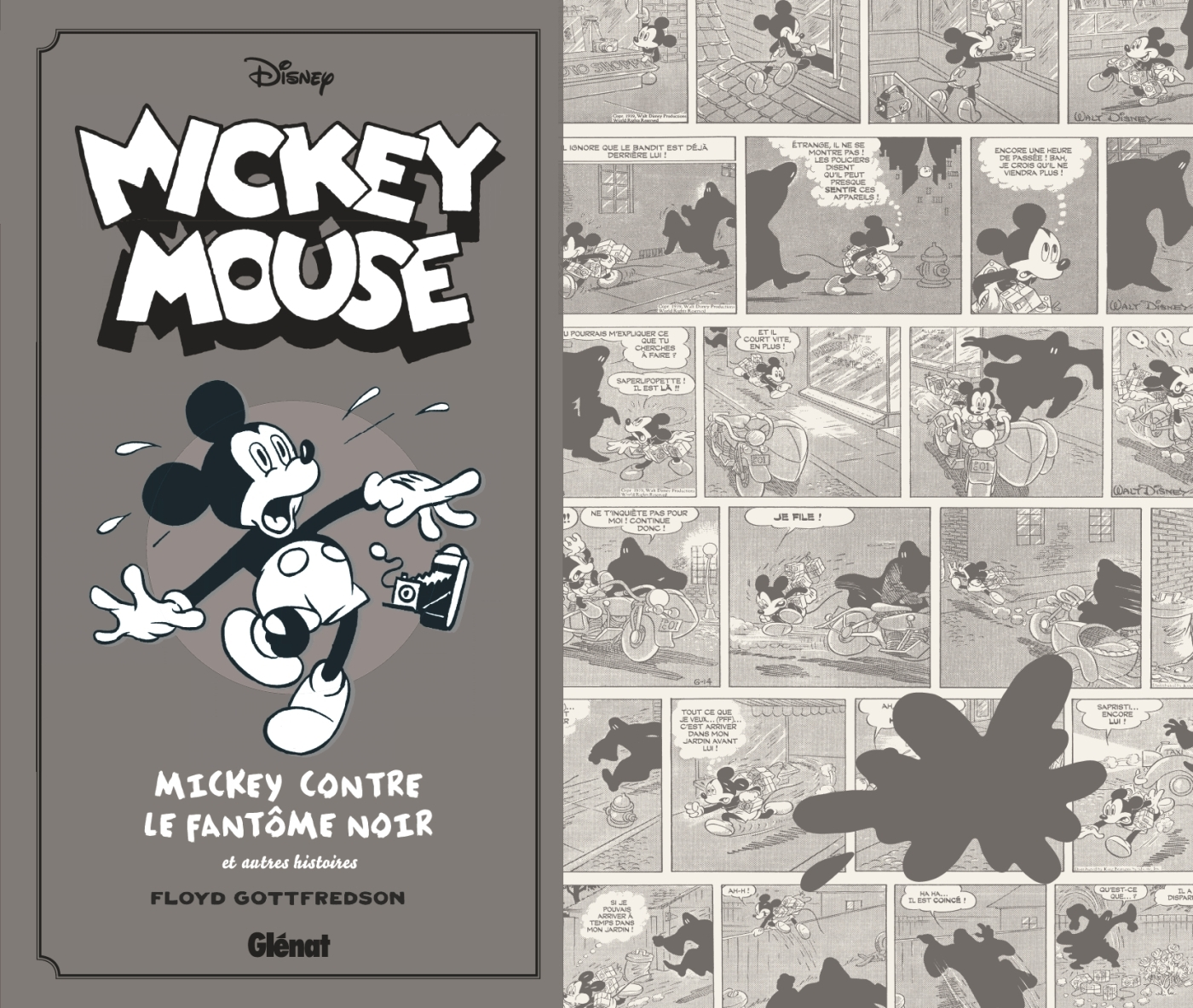 Mickey Mouse Par Floyd Gottfredson N&B - Tome 05 - 1938/1940 - Mickey Contre Le Fantome Noir Et Autr