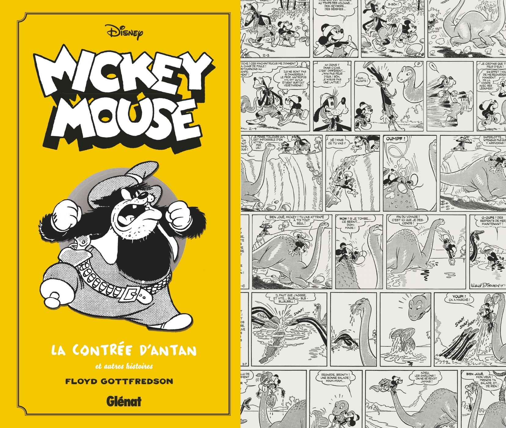 Mickey Mouse Par Floyd Gottfredson N&B - Tome 06 - 1940/1942 - La Contree D'Antan Et Autres Histoire