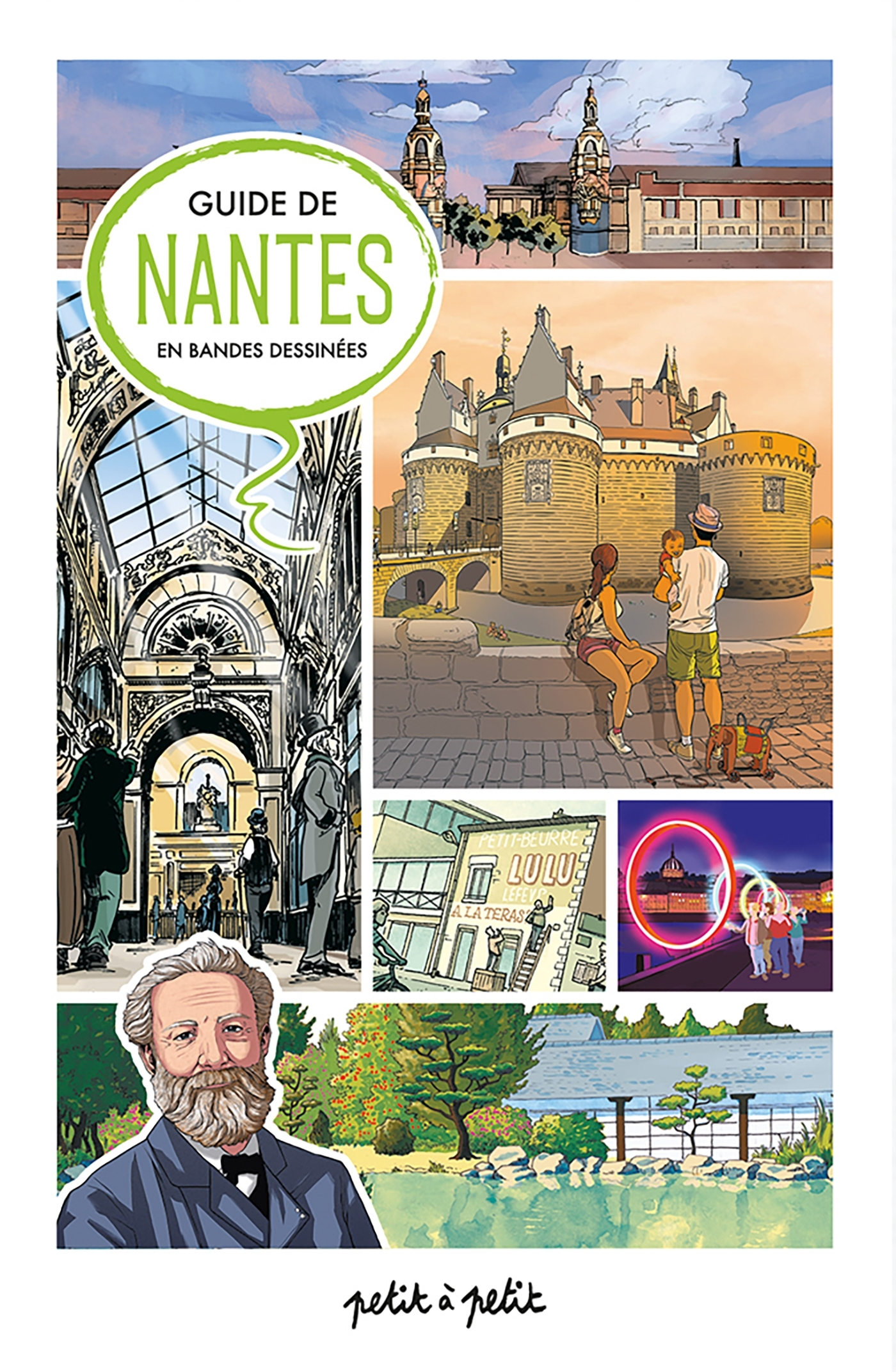 Guides Touristiques En Bd - Guide De Nantes En Bandes Dessinees