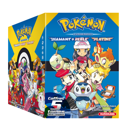 Coffret Pokemon Diamant Perle / Platine - Tomes 1 A 5 + Guide Pokemon - Vol01