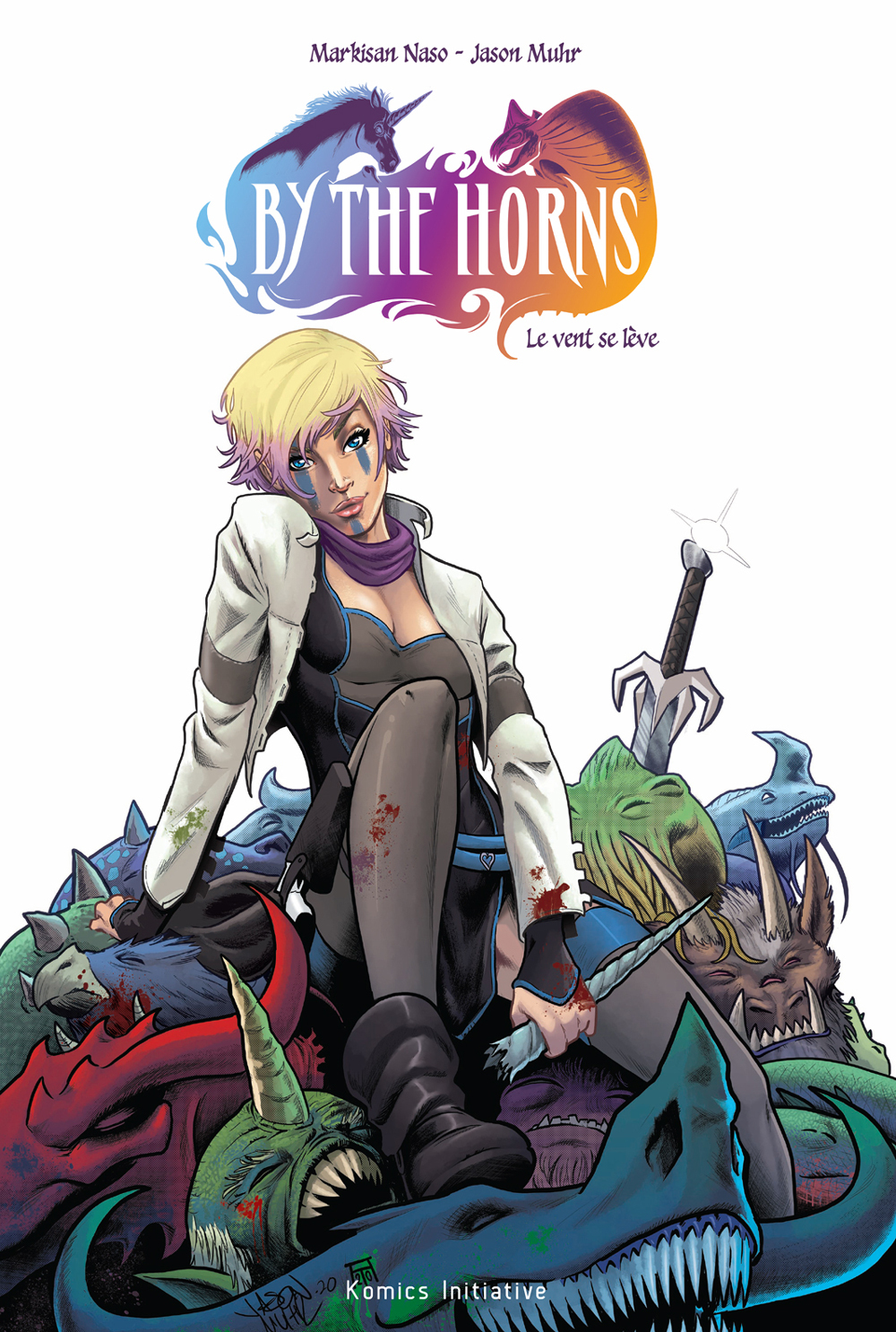 BY THE HORNS