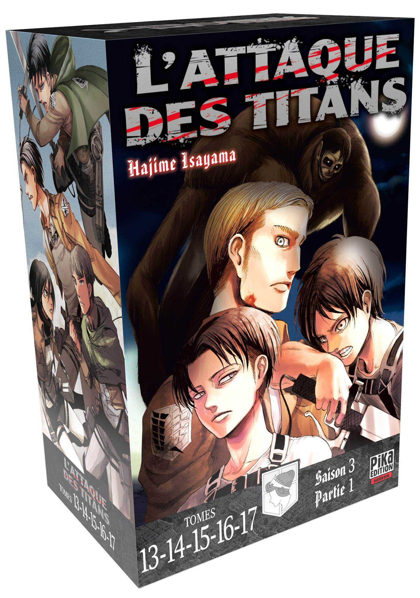 L'ATTAQUE DES TITANS - L'INTEGRALE - T04 - L'ATTAQUE DES TITANS COFFRET T13 A T17 - COFFRET 5 TOMES