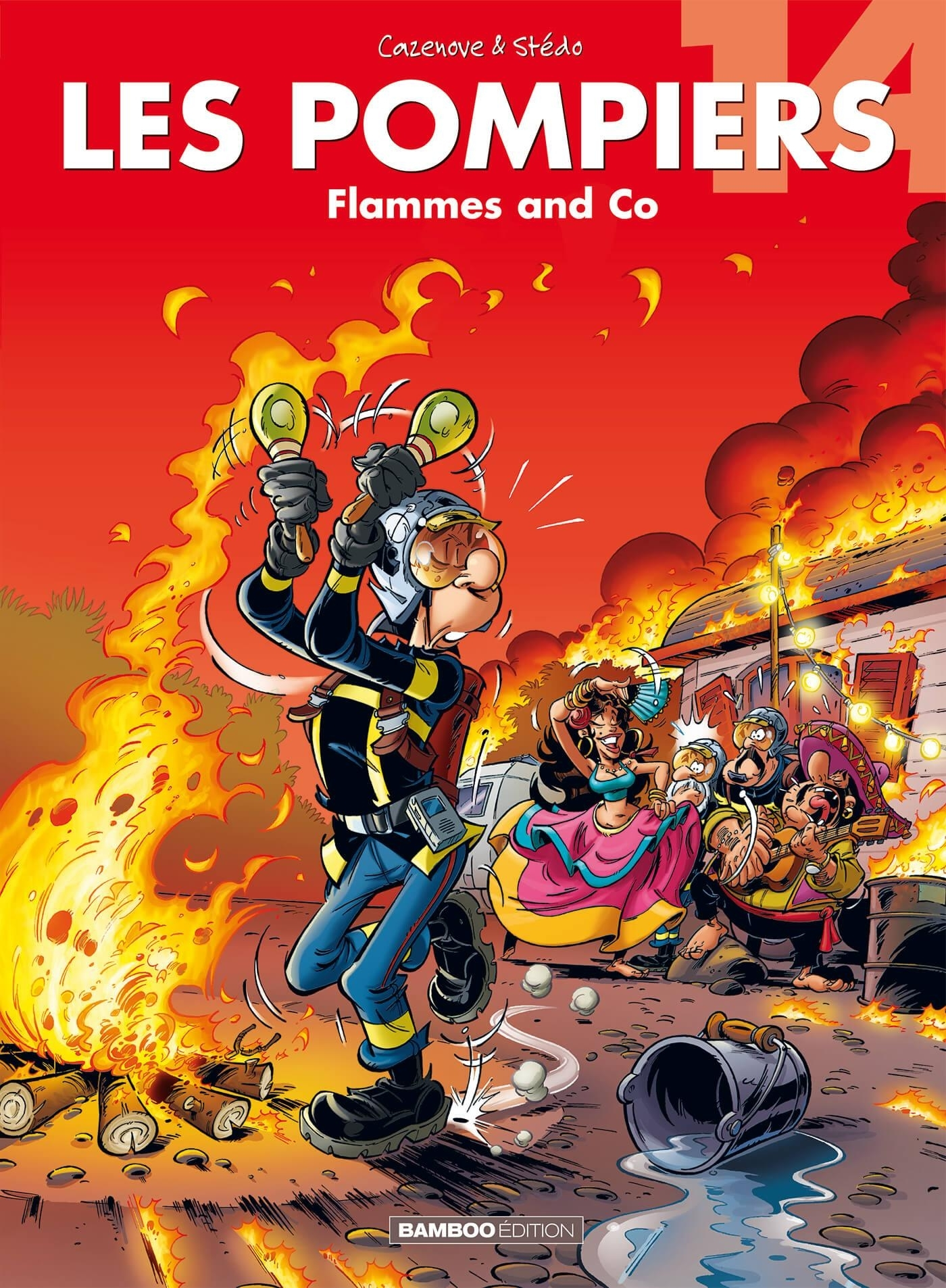 Les Pompiers - Tome 14 - Flammes And Co