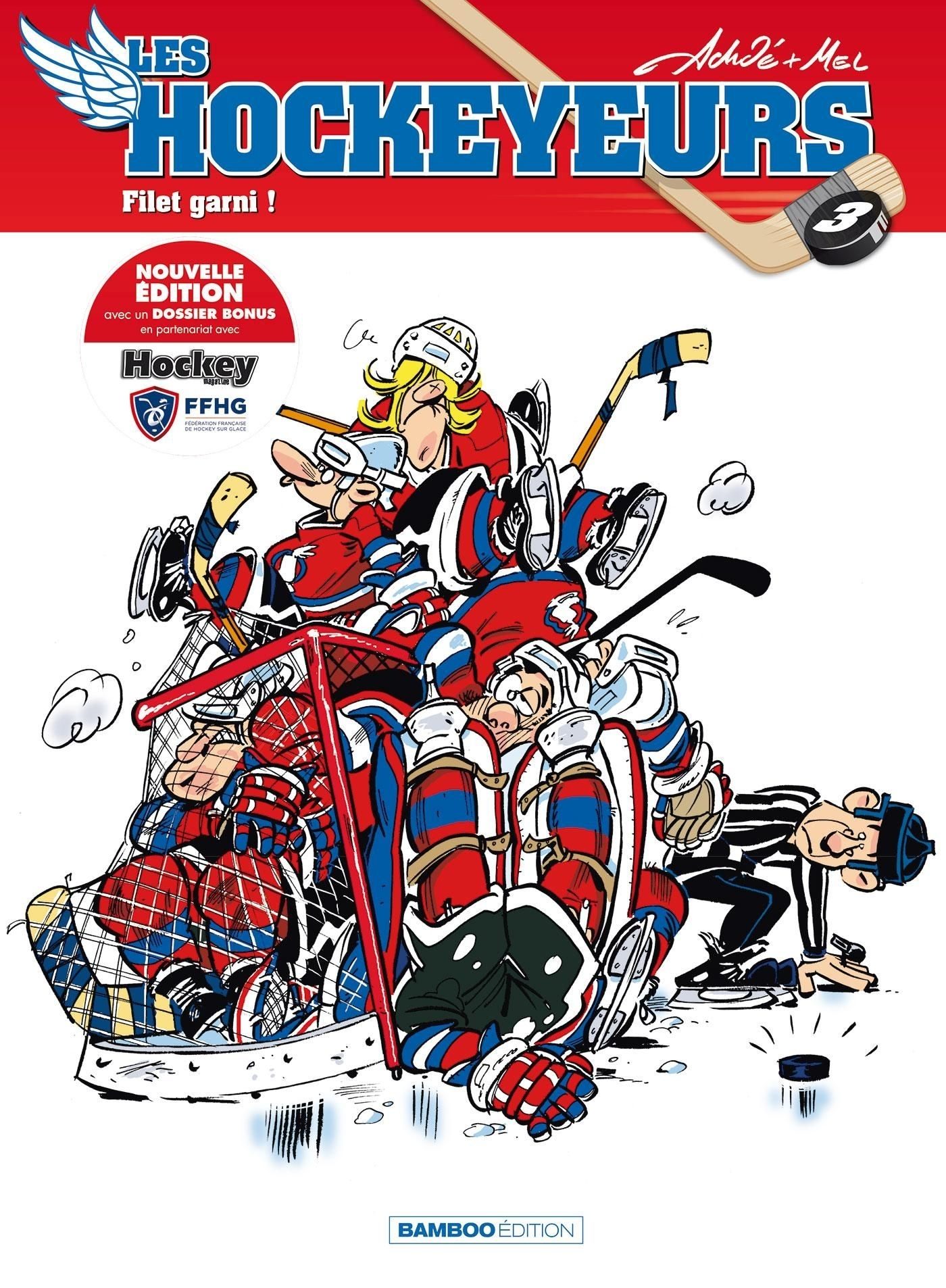 Hockeyeurs (Les) - Les Hockeyeurs - Tome 03 - Filet Garni !