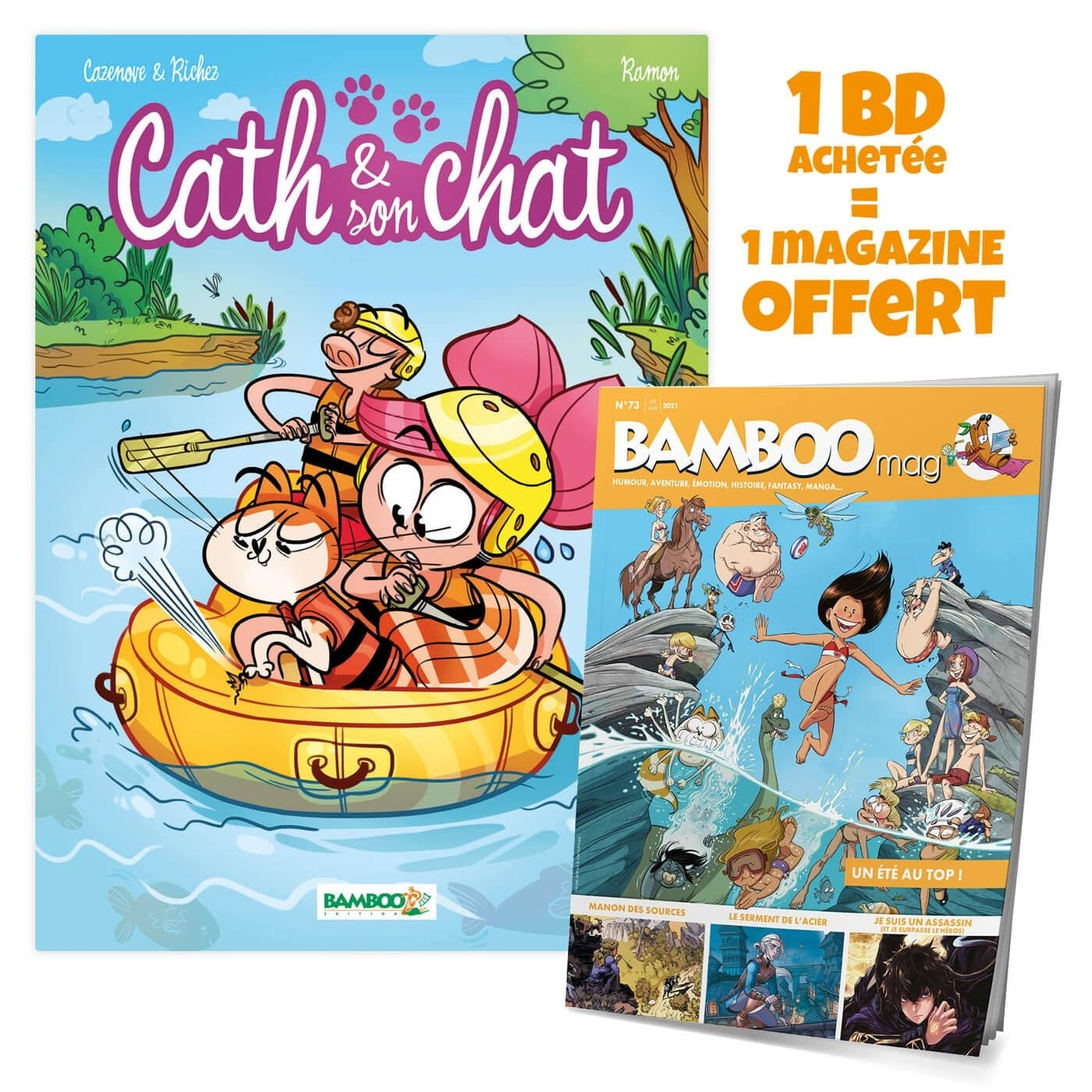 Cath Et Son Chat - Tome 03 + Bamboo Mag Offert