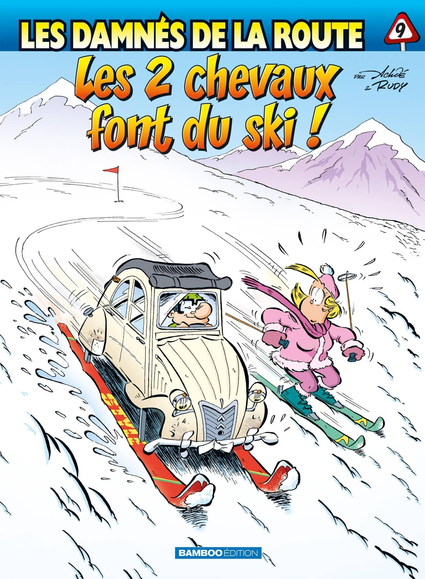 LES DAMNES DE LA ROUTE - TOME 09 - TOP HUMOUR 2022 - LES 2 CHEVAUX FONT DU SKI !                    