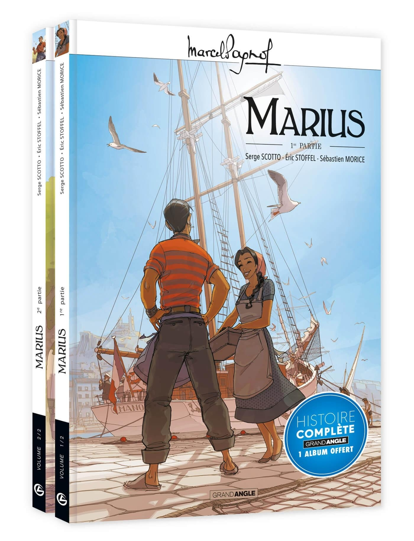 M. PAGNOL EN BD : MARIUS - PACK PROMO HISTOIRE COMPLETE