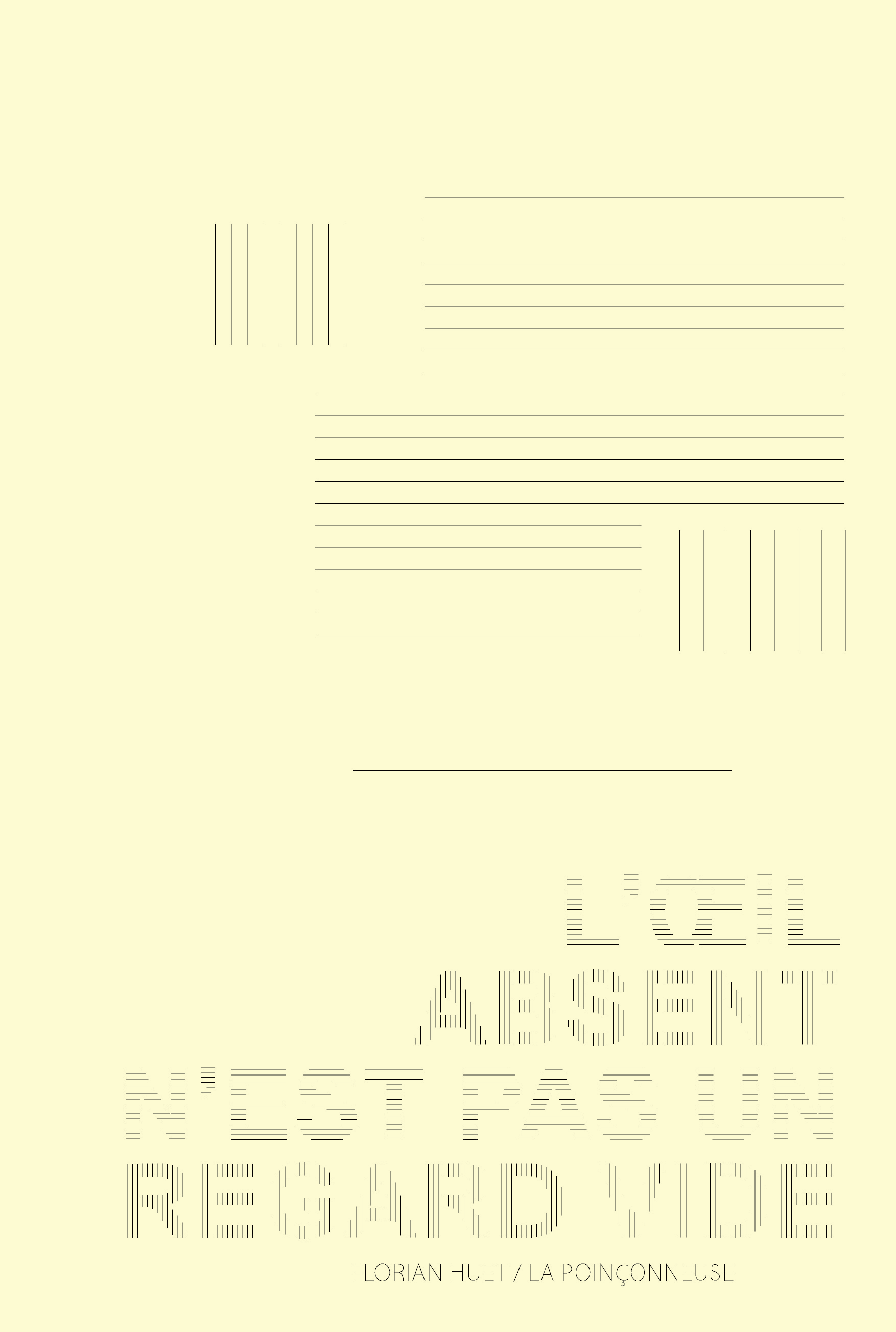 L'Oeil Absent N'Est Pas Un Regard Vide                                                              