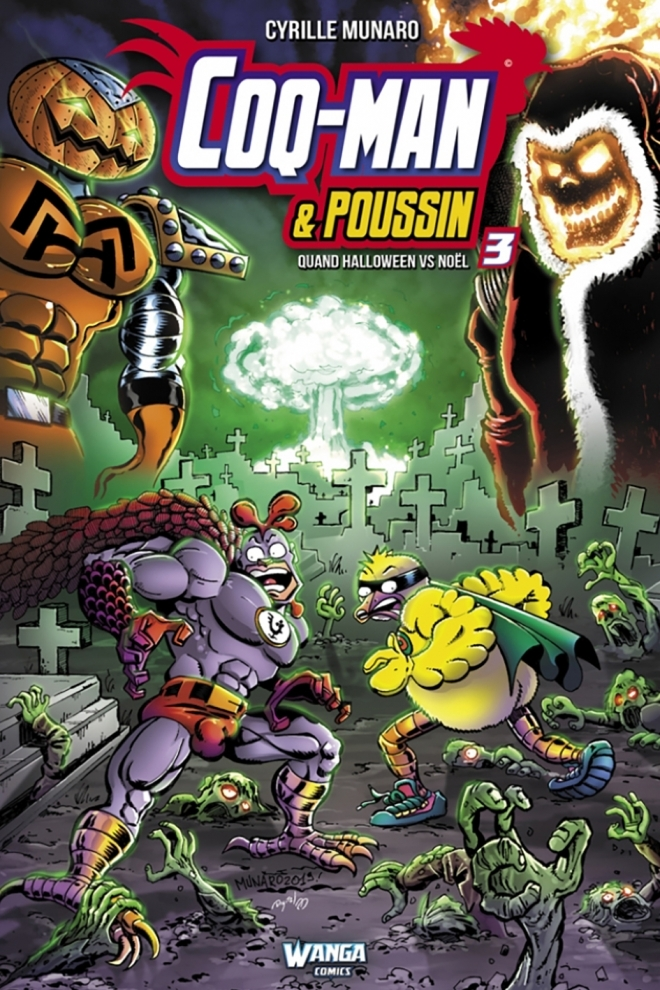 COQ-MAN & POUSSIN TOME 3 - QUAND HALLOWEEN VS NOEL